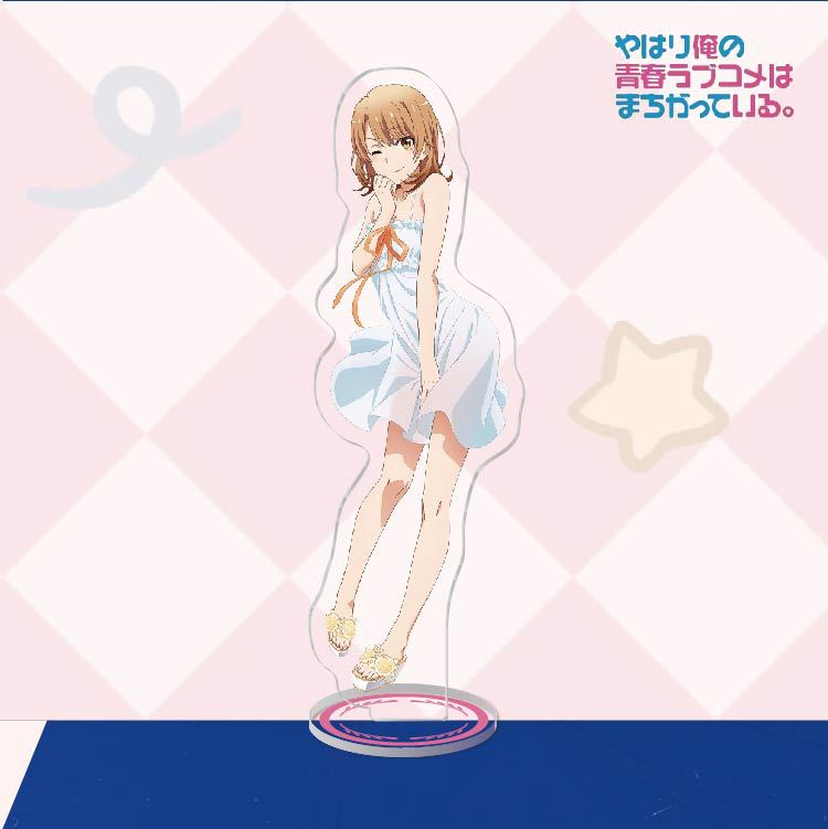 Anime My Youth Romantic Comedy Is Wrong Acrylic Stand Action Figure Toy PVC Desktop Stand Model Toys Gift