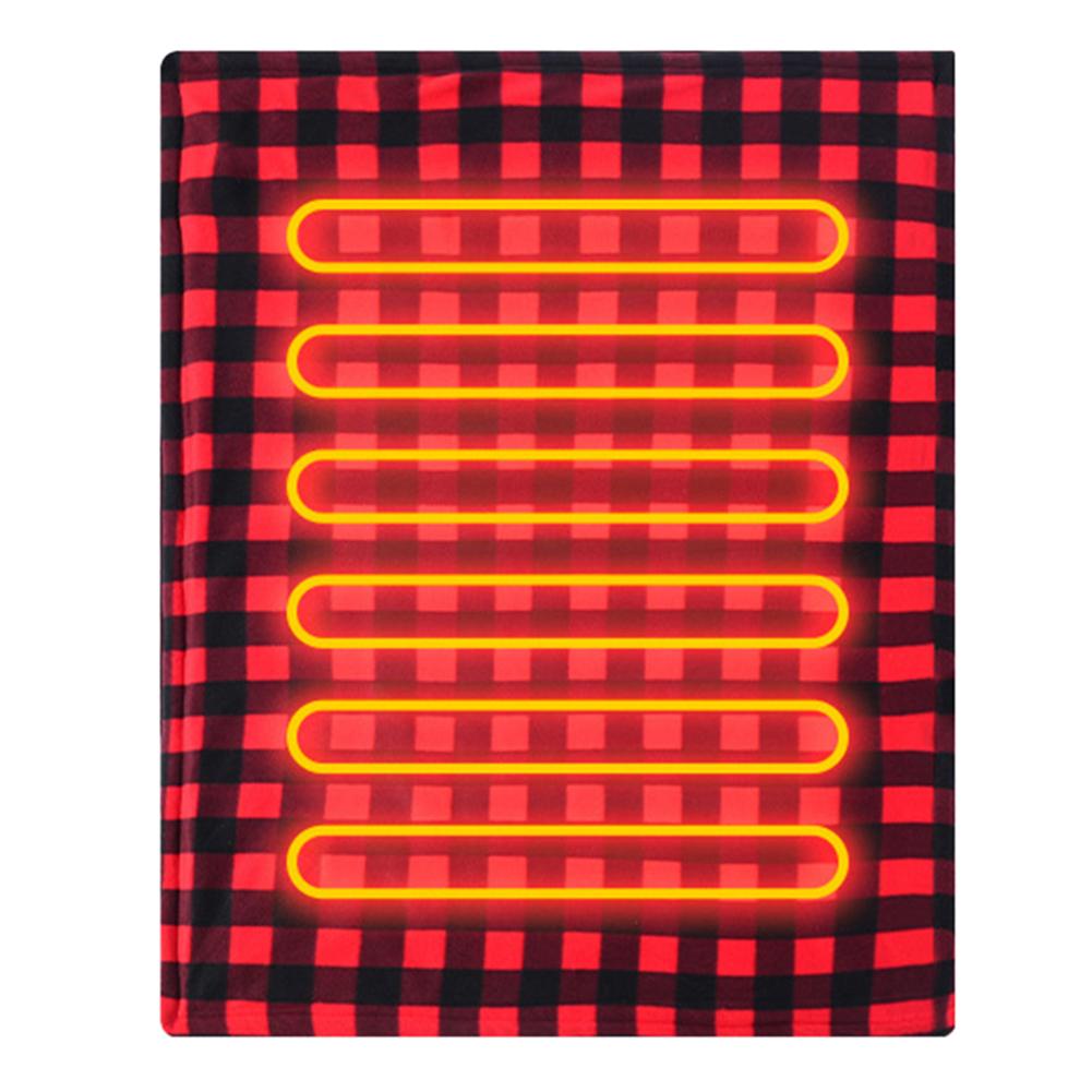 

Автомобильное электрическое одеяло с подогревом, греющая подстилка, быстрый нагрев, 12 В, мягкая греющая подстилка, 9 регулируемых температур, автоотключение для автомобиля, кемпинга красный