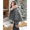 Women's Winter Faux Fur Collar Padded Jacket