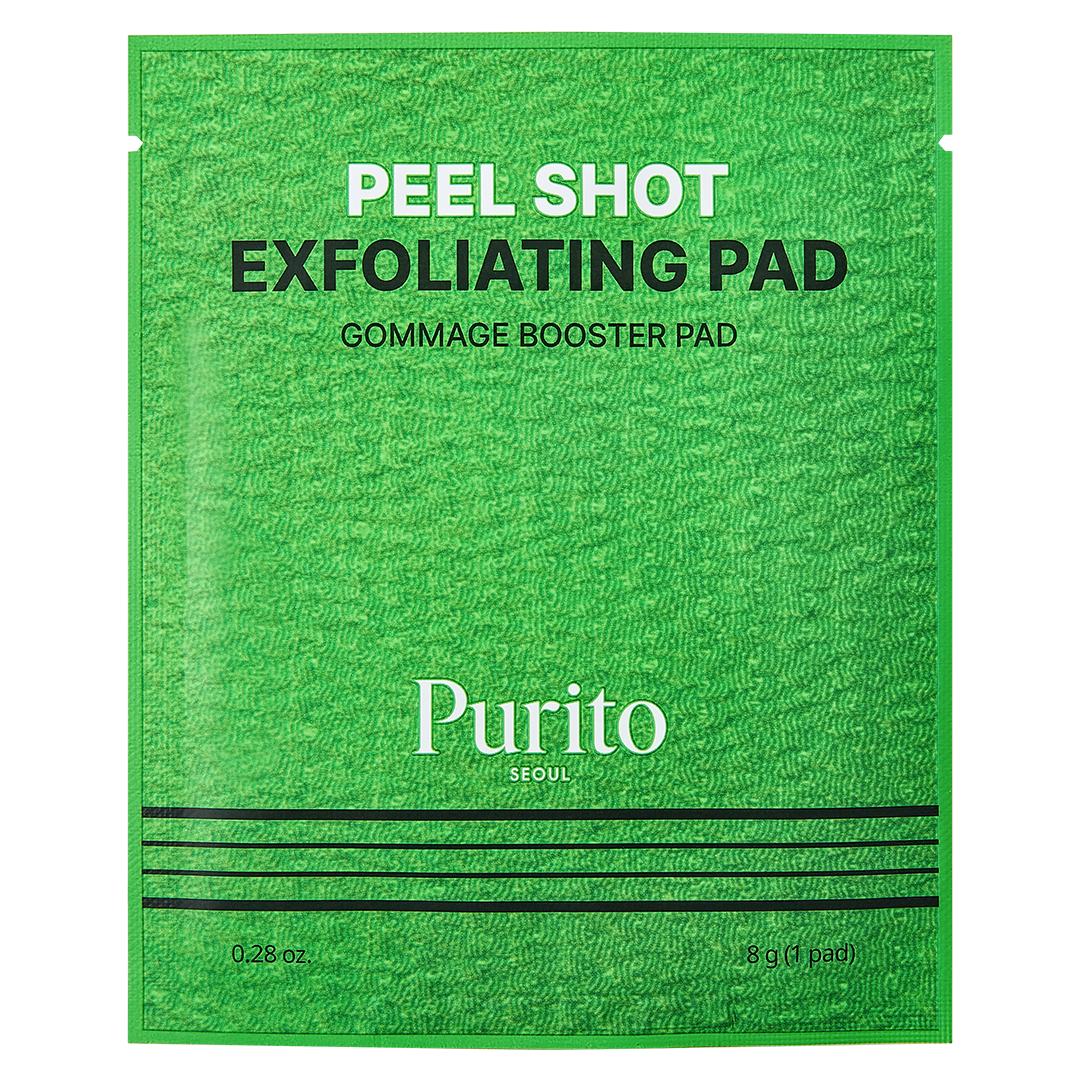 

PURITO Seoul Peel Shot Exfoliating Pad Charcoal & Enzyme Pore Refining 8pcs (64g)