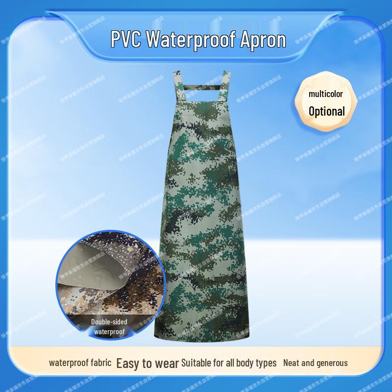 Unisex Camouflage Waterproof Work Apron