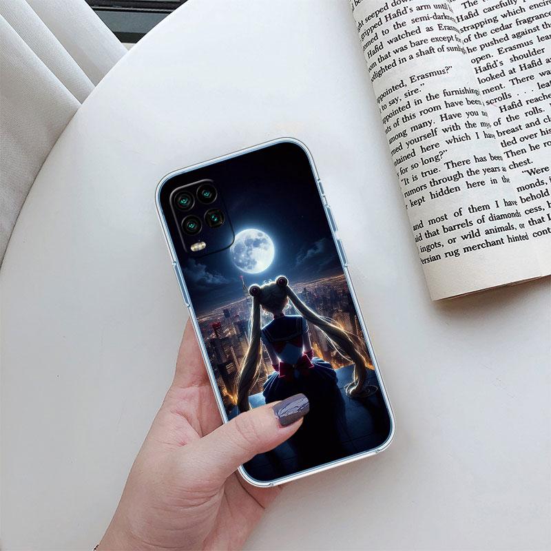 S-Sailors-Wallpaper M-Mond Transparente Handyhülle für Motorola Moto Edge 20 30 40 50 S30 Fusion Ultra Pro Neo Lite