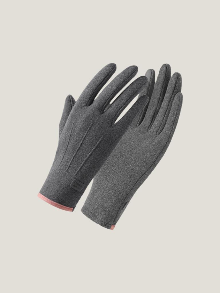 1 Pair German Velvet Winter Gloves for Men Women Touchscreen Windproof Cycling Driving Outdoor Sports Cold Resistant Work Gloves