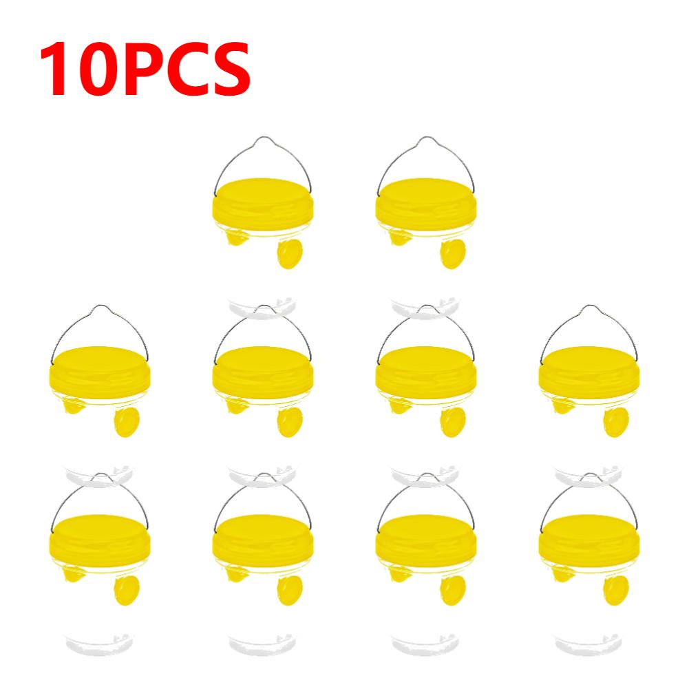1-10pcs Hornet Trap Hanging Hornets Bee Fly Catcher Wasp Repellent Reusable Non-toxic Pest Control for Home Farm Garden Supplies