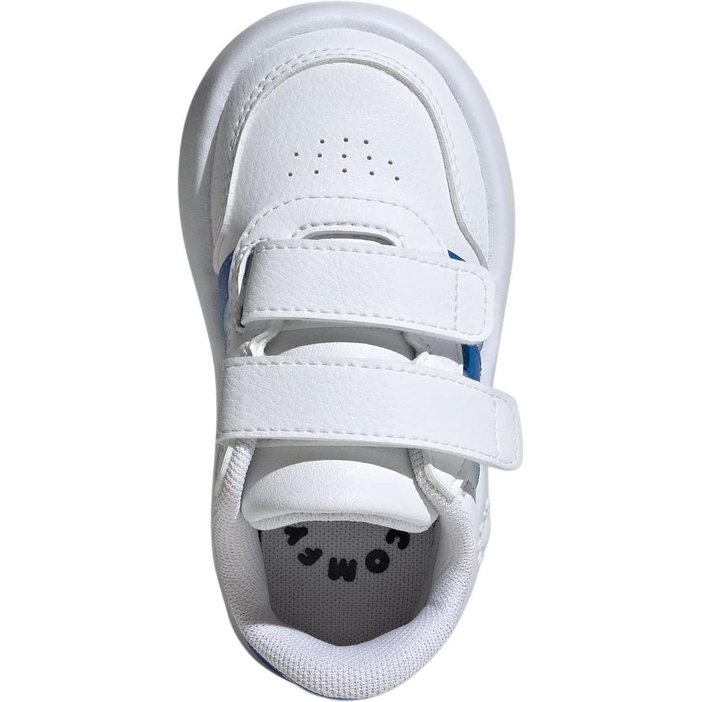 Adidas Breaknet 3.0 Cf Comfortable Lightweight Durable Low-Top Walking Shoes Baby Shoes White Blue JS3678