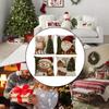 Christmas Pillow Covers Washable Linen Pillowcase Snowman Pattern Fall Cushion Covers For Chair Sofa Bedroom Living Room Dorm