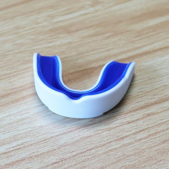 Mundschutz Glatte Kante Stoßdämpfend EVA Boxen Karate Sport Mundschutz für Erwachsene