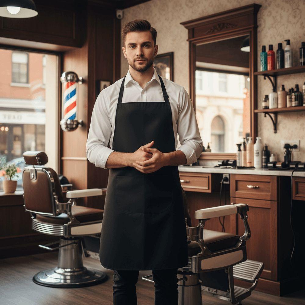 Black Hairdressing Cloak Apron Waterproof Barber Hair Uniform Haircuts Cloth Wrap  Nail Salon