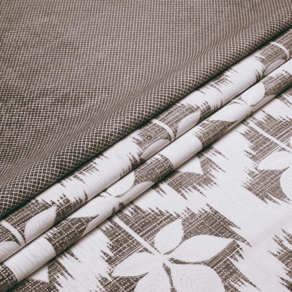 Hjem Vindusgardiner Langt Sett med 2 | Blomstertrykt | Medium Romformørkende Gardin | Gardiner for Stue