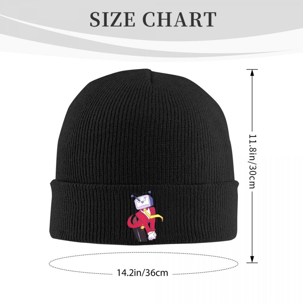 Deltarune Tenna TV Time Bonnet Tricoté Chaud Hip Hop Bonnet Automne Hiver Extérieur Bonnets pour Adultes Unisexe