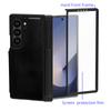 For Samsung Galaxy Z Fold6 5G Case Full Protection PU+PC Phone Cover with Front Film Card Holder