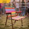 Portable Outdoor Rainbow Folding Chair