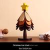 Luxury Christmas Tree Wood Insulated Pot Pad & Coaster Set