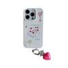 Korean Ins Simple Line Cake Suitable for IPhone16ProMax Apple 14/13/12 Mobile Phone Case 15 Women