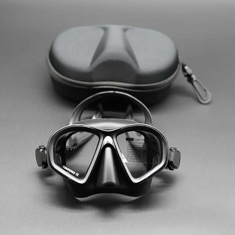 Professional Wet Low Volume Freediving Mask, Tempered Glass Dive Mask, J-Type Diving Mask, Snorkel Set, Diving, Swimming, Snorkeling, Mask
