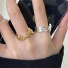 Trendy Women's Cross Ring: Light Luxury, Hip Hop Punk Style, Open Finger Design.