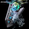 500M Full Duplex Motorcycle Helmet Intercom Headset Dual Core Bluetooth V5.4 Voice Assistant 1000mah Music Sharing Waterproof