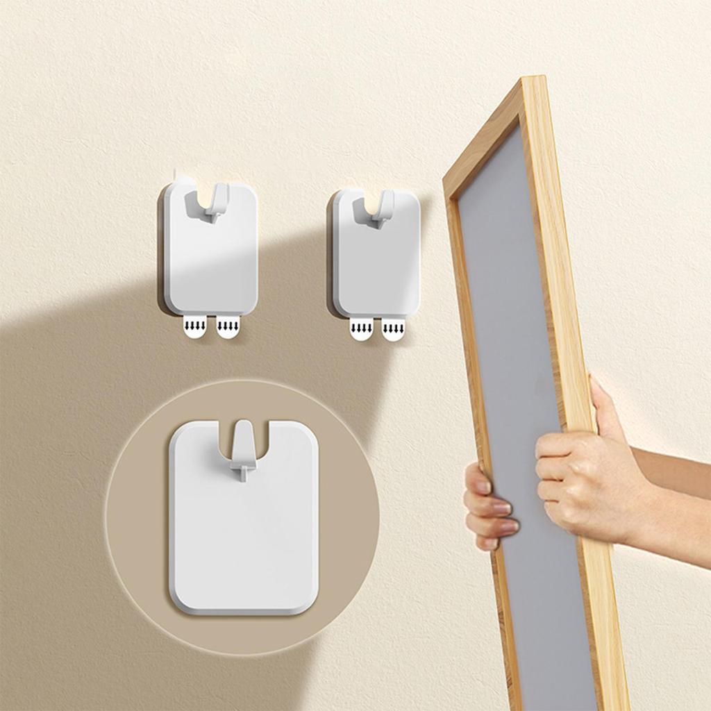 Picture Frame Hangers for Drywall Wall Painting Hooks 10 Pieces Adhesive Hardware Wall Mount for Room Decor Apartment