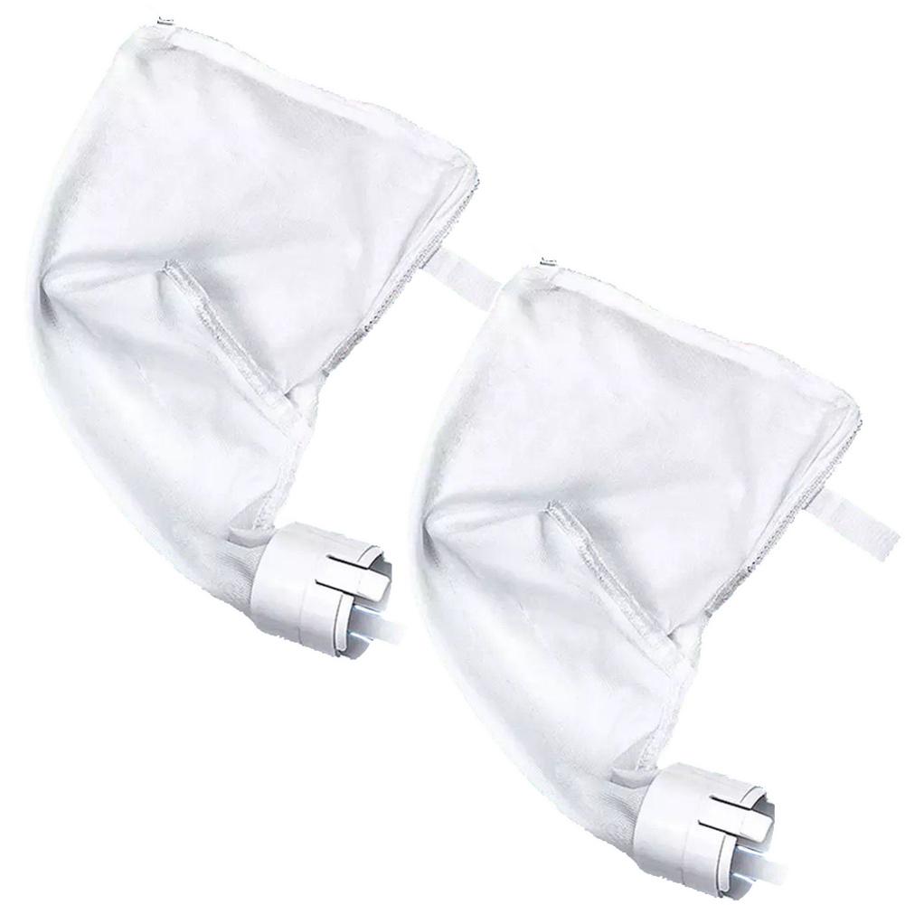 

2Pcs Filter Bags For Polaris 360 380 Pool Cleaner With Zipper All Purpose Filter Bags Garden Pool Removal Dirt Debris Leaves
