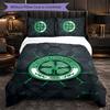 Celtic FC Thema Bettwäsche 3-teiliges Bettbezug-Set Dekorative Bettwäsche Für Jugendzimmer Heimdekoration