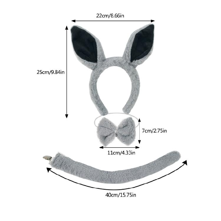 Fashion Hairpieces Soft Animal Ear Headbands For Creative Dress Up And Themed Parties Party Costume Accessories