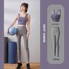 Conjunto Esportivo e de Yoga com Sutiã Esportivo Emagrecedor Costas Nuas Feminino 2025