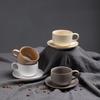 Shangqi Kiln-Glasur Keramik Kaffeetasse und Untertasse Set