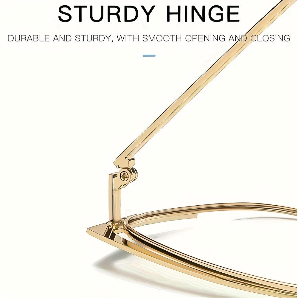 1Pcs 1 New Personalized Metal Cat Eye Frame For Men And Women Fashionable Trendy Glasses Light Pigment Lens