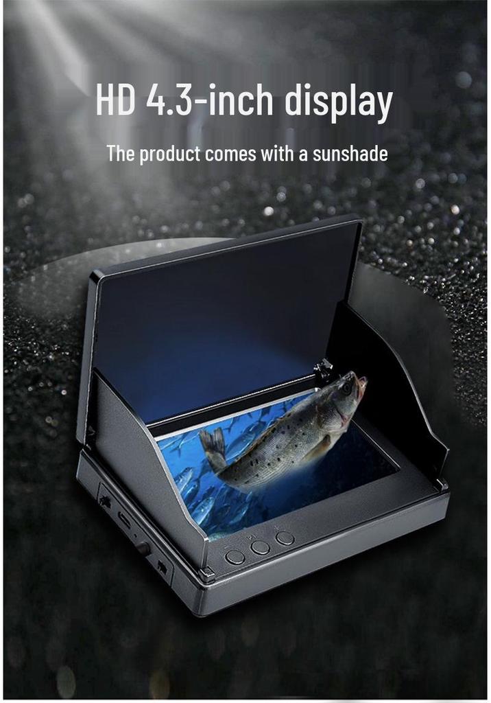 Underwater HD Fish Finder with Night Vision and Deep Well Detection
