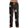 Anime Pajama Pants Sleepwear Casual Drawstring Elastic Waist Pants Comfy Straight Yoga Loose Trousers