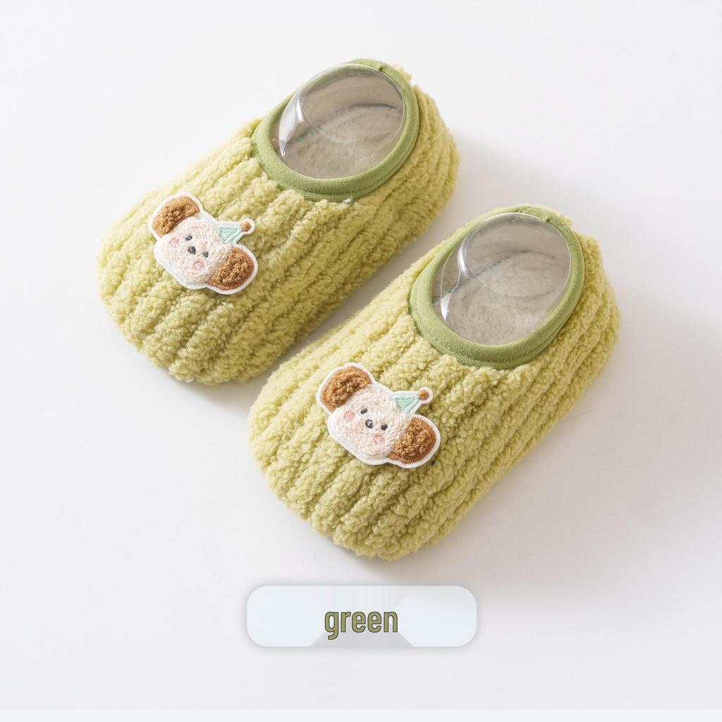 Warm Velvet Non-Slip Crawling Mats & Floor Shoes for Infants and Toddlers