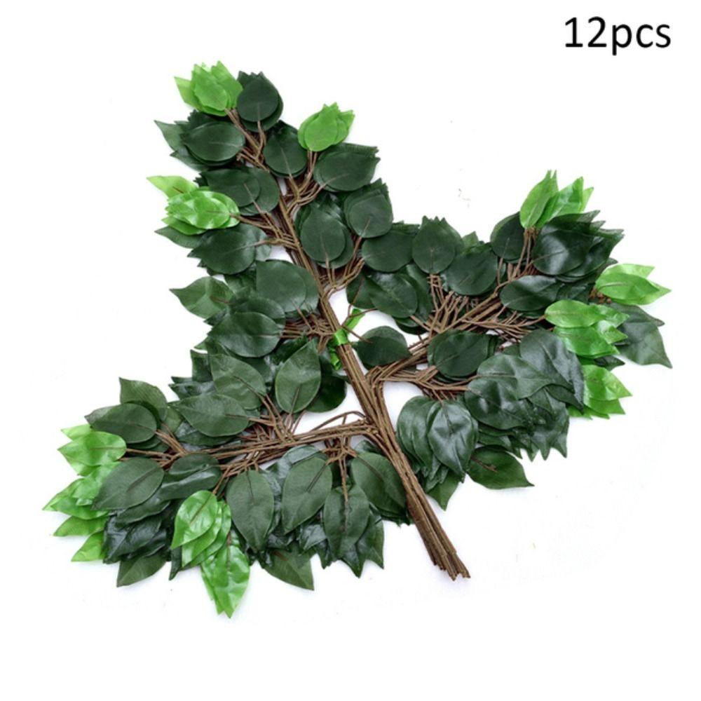 

Easy Deform Green Plant Wedding Engineering Modeling Artificial Leaf Fake Flower Simulation Banyan Brown Pole