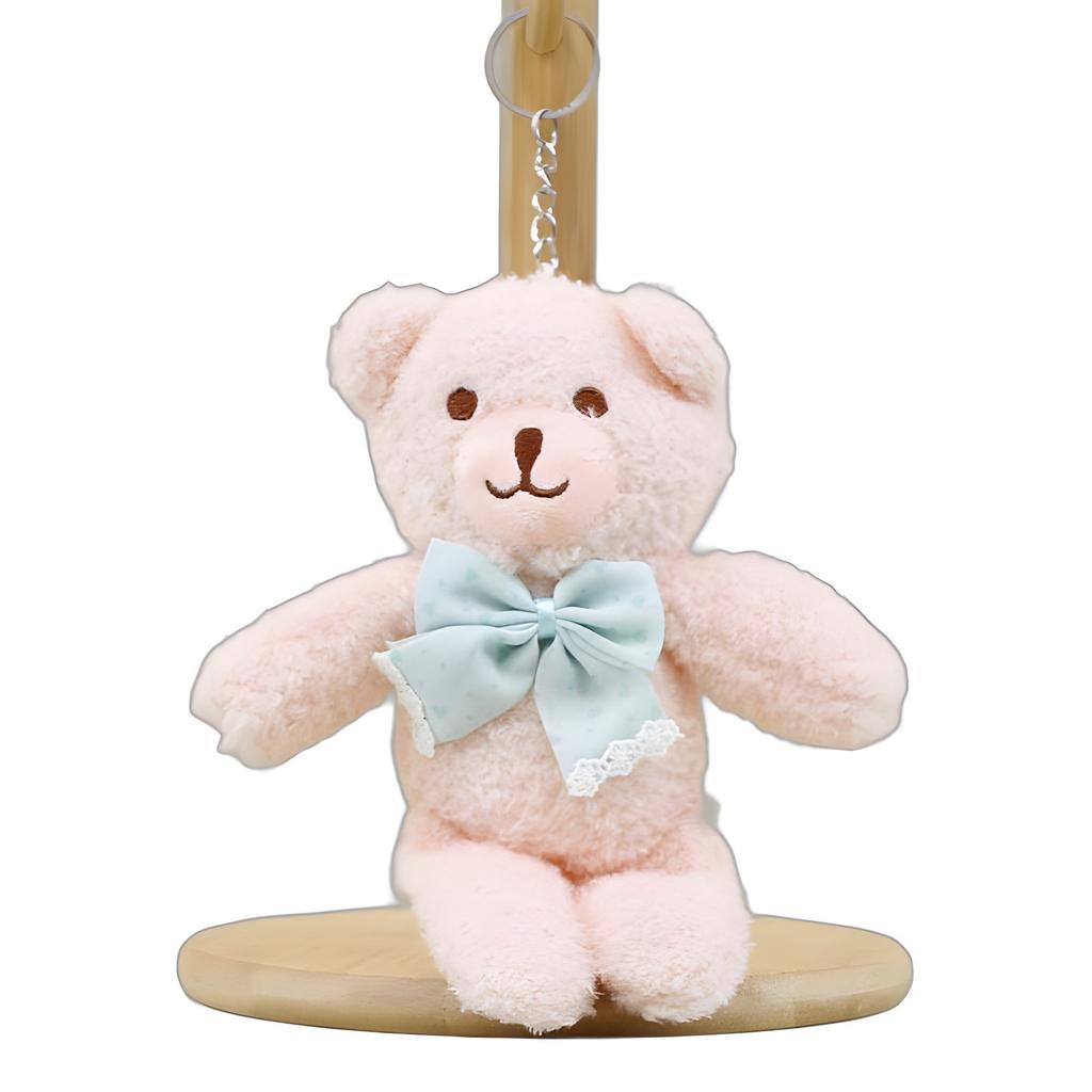Bear Plush Lovely Toy Keychain Adorable Cartoon Bag Charm Doll Soft