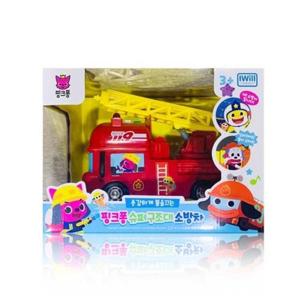

Pinkfong Super Rescue Fire Truck Operationing Toy, разноцветные, популярные корейские игрушки