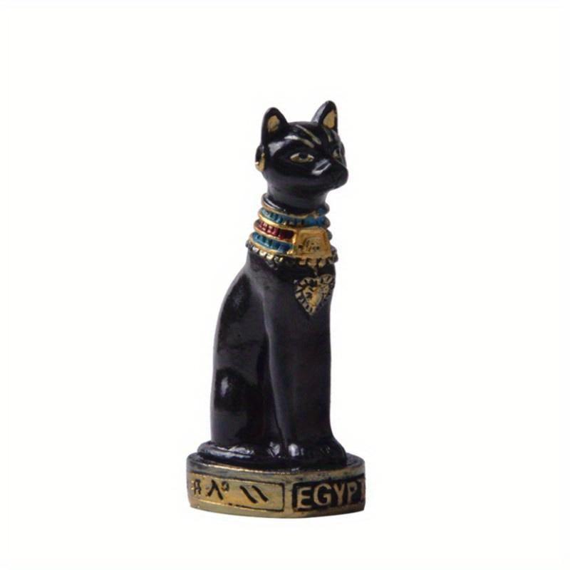 Estatua decorativa de gato egipcio, estatua decorativa, estatua de diosa de gato Vintage, hogar y jardín