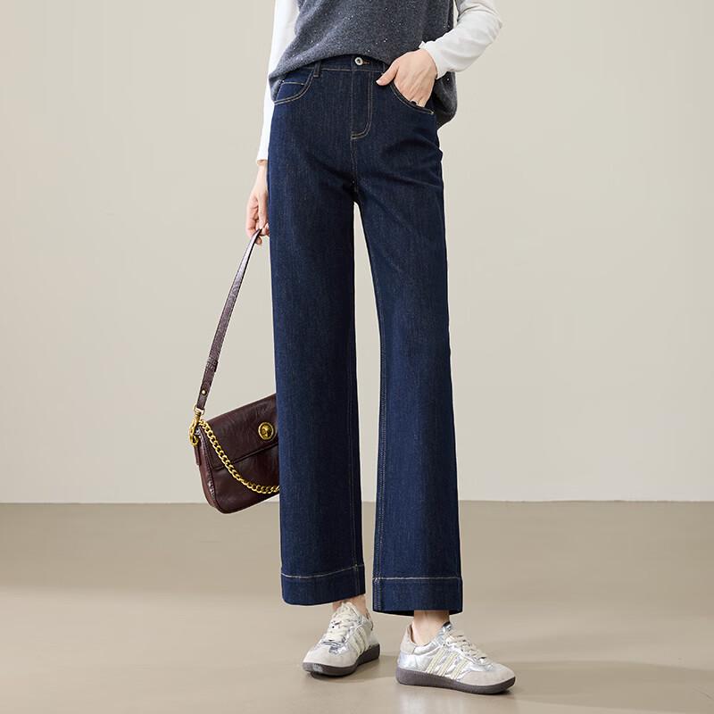 ESE-Y Women s Retro High-Waist Straight-Leg Jeans 29
