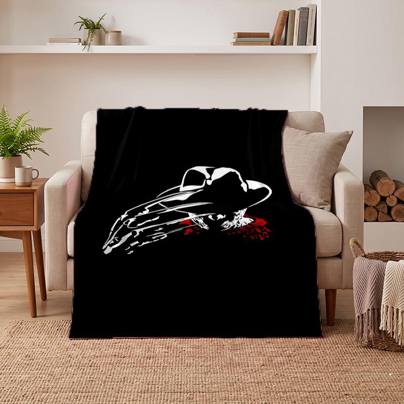 Freddy Krueger Soft Warm Flannel Blankets Comfortable Blanket for Home Decoration Gifting