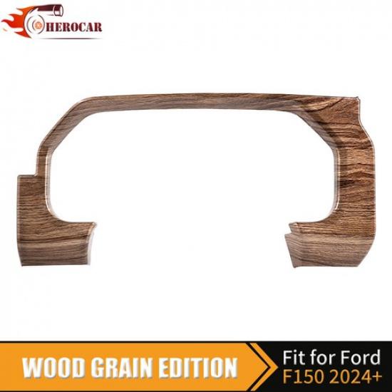 Wood Grain Center trument Cluster Odometer Cover For Ford F150 Raptor 2024 25