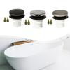 Versatile Bath Plug Stopper Durable Plastic Drain Filter Replacement for Bathtubs Washbasin Shower 3/8 5/16