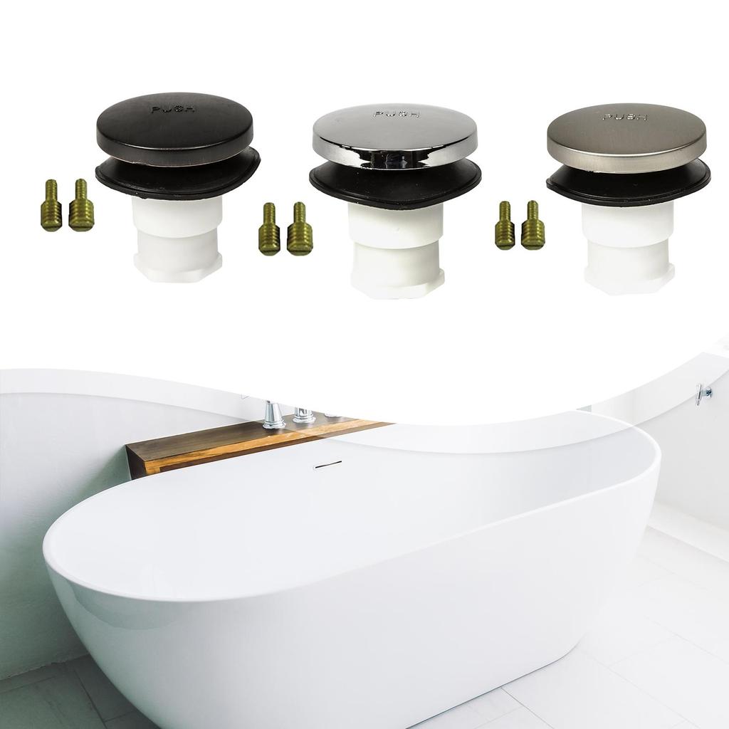 Versatile Bath Plug Stopper Durable Plastic Drain Filter Replacement for Bathtubs Washbasin Shower 3/8 5/16