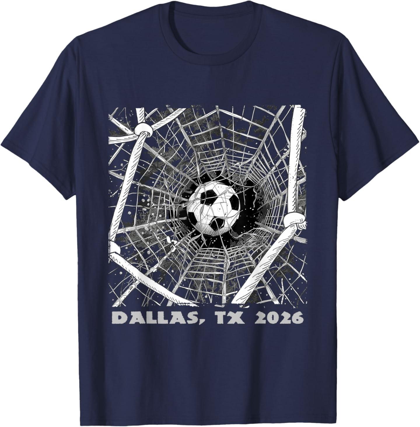 Dallas TX, Soccerball 2026 T-Shirt S разноцветный