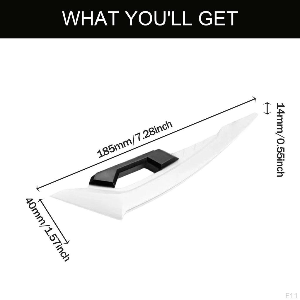 2 Pieces Motorcycle Side Modification Accessory Aerodynamic Spoiler Wing