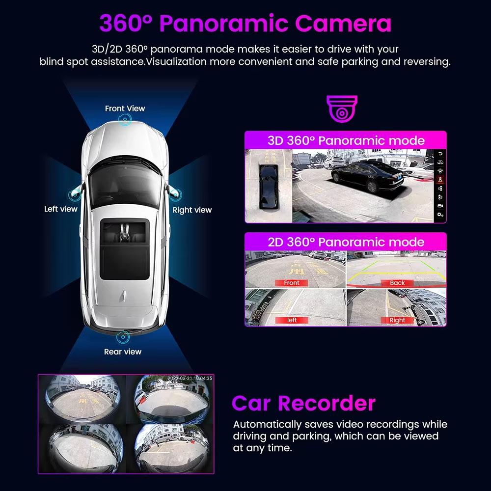 9-inch Built-in CarPlay + Android Auto/2+64G/AHD Camera/Microphone For 2015-2018 Hyundai i20 Android 15 In-Car Navigation System