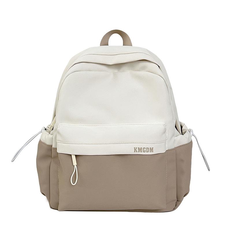 Женский маленький рюкзак с цветными блоками