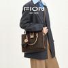 FION Monogram Large Capacity Tote Bag