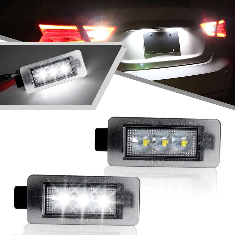 

2PCS Error Free Black LED Car License Plate Light Bulbs Accessories for Citroen C3 C4 C5 DS4 Peugeot 208 2008 308 508 3008 5008 UNITED KINGDOM