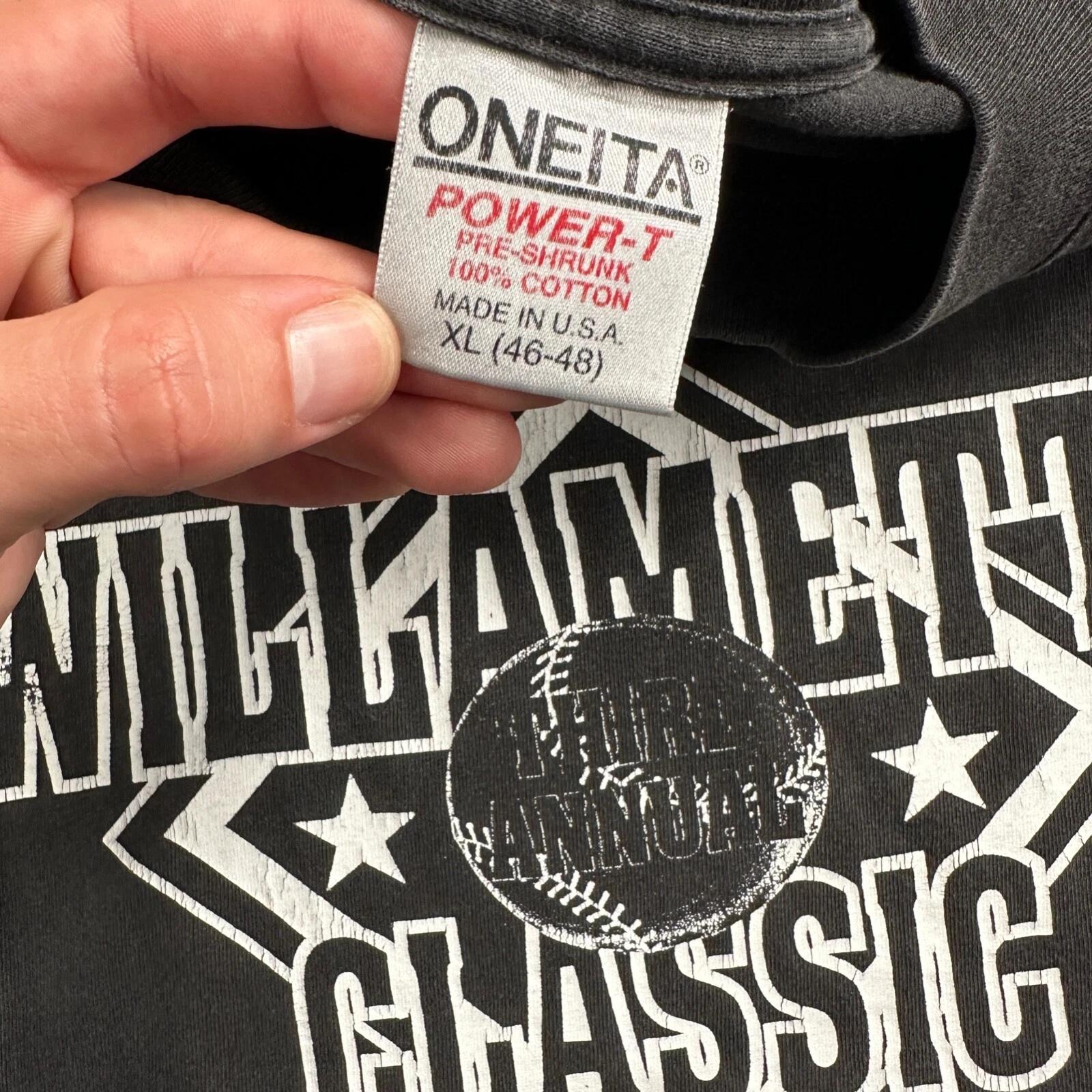 Oneita Willamette Classic VTG T Shirt Baseball Sports Salem Oregon College USA 3XL