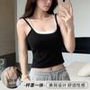 6 fake two pieces of small suspender vest for women, slim and thin in summer, with chest pads inside, Spice girls can wear tops outside