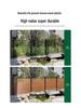 WPC Outdoor Fence: Sunscreen, Waterproof, Anti-Corrosion Wood for Garden and Courtyard Installation
