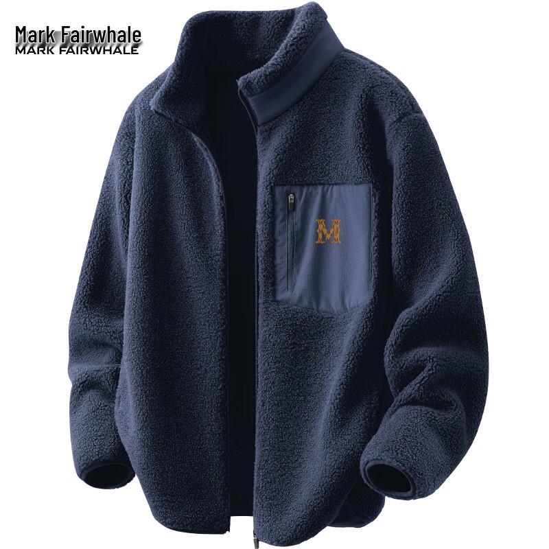 Mark Fairwhale Herren Winter Fleece Stehkragenjacke